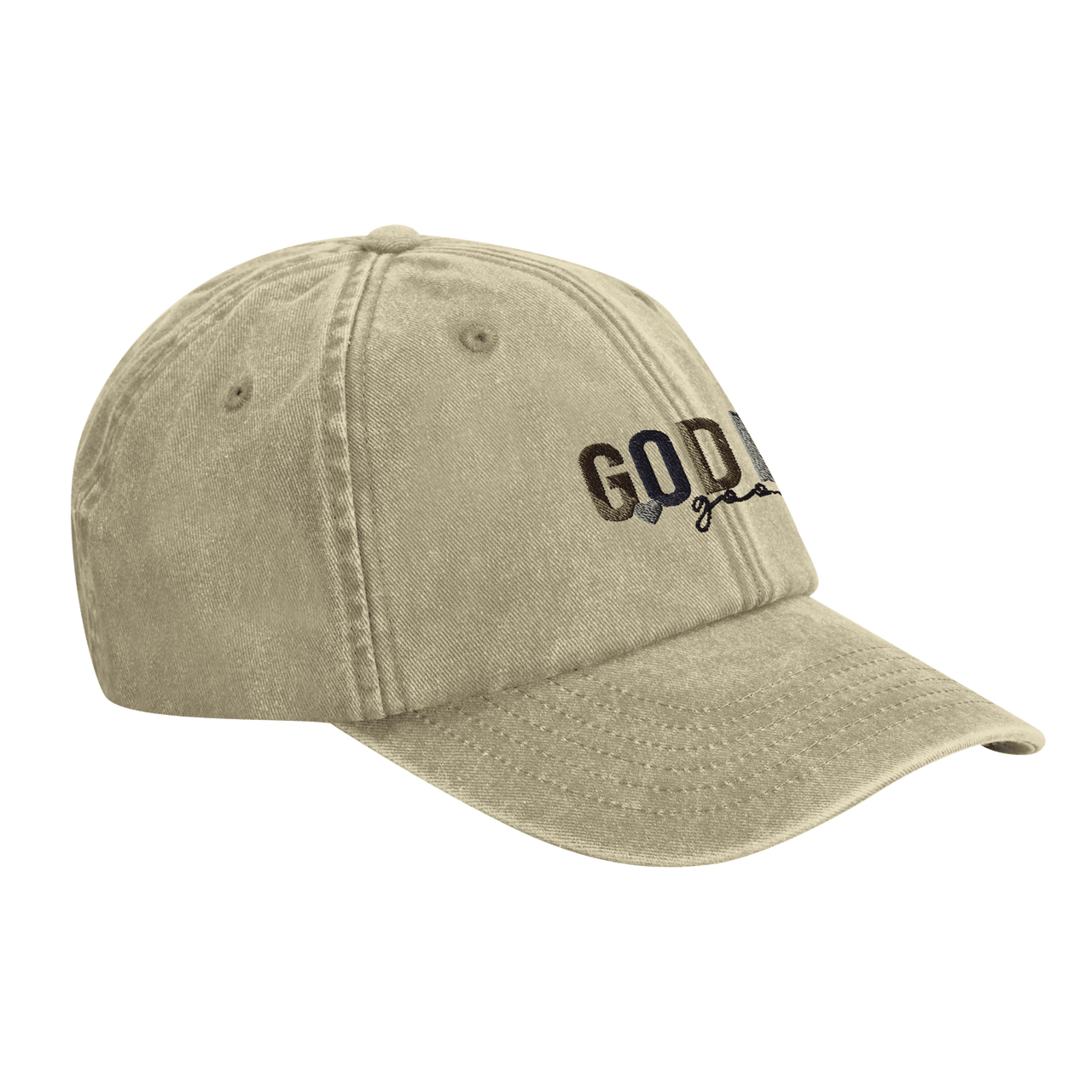 God Is Good Embroidered Cap | Christian Faith Hat | Wear Your Heart - Wear Your Heart