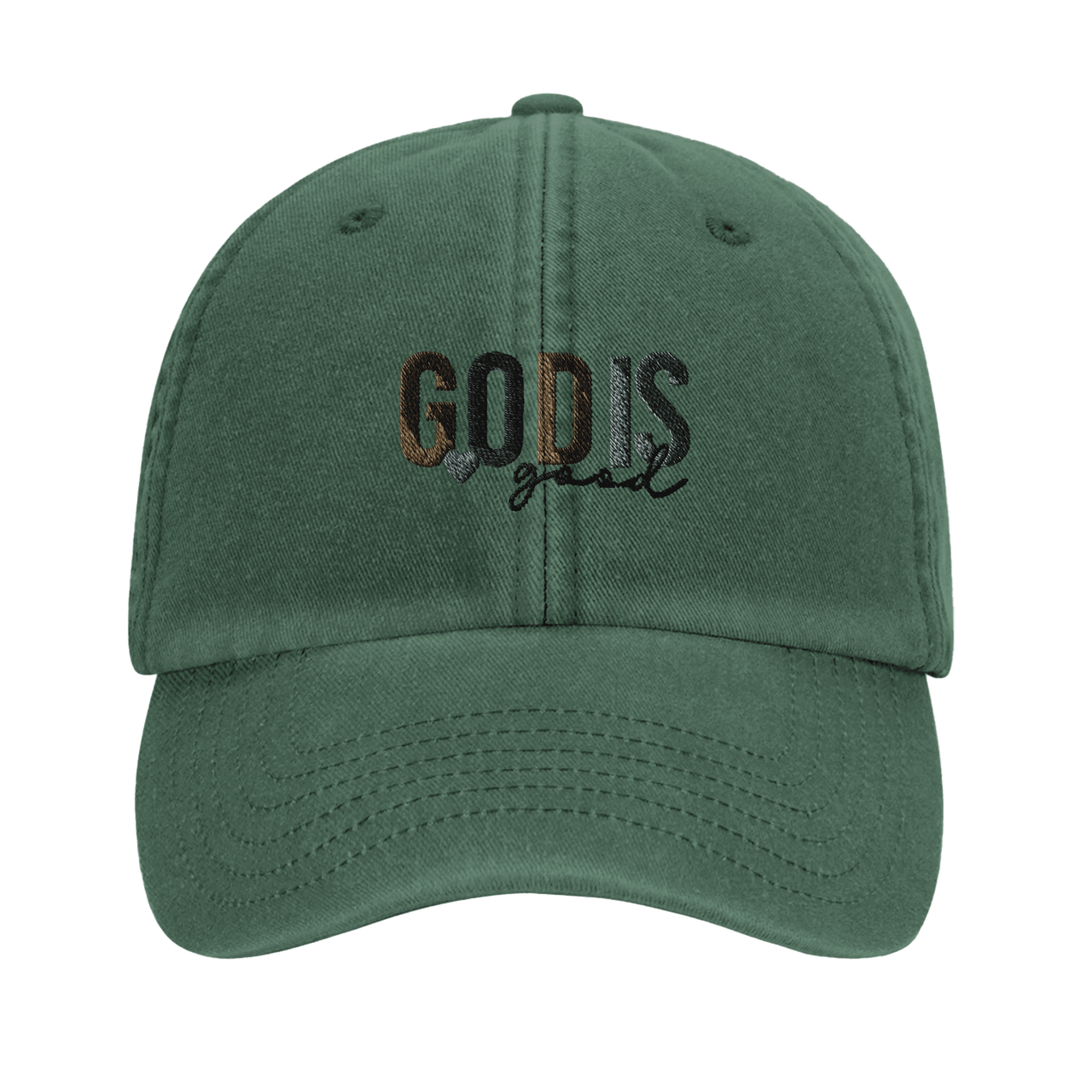God Is Good Embroidered Cap | Christian Faith Hat | Wear Your Heart - Wear Your Heart