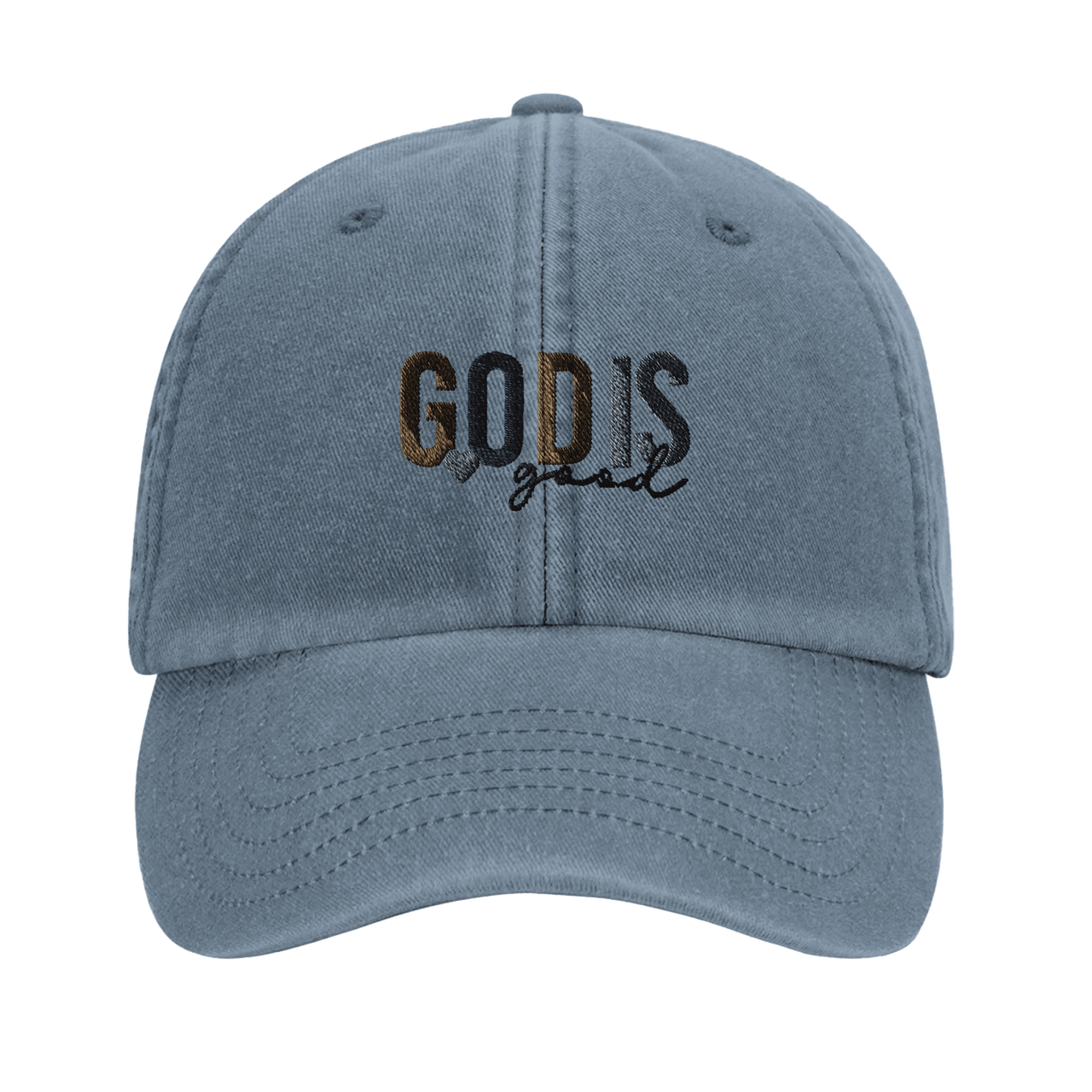 God Is Good Embroidered Cap | Christian Faith Hat | Wear Your Heart - Wear Your Heart