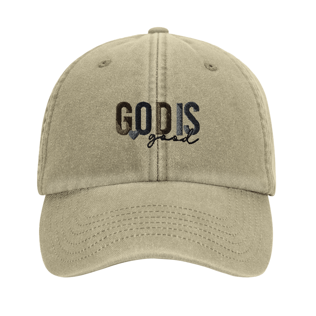 God Is Good Embroidered Cap | Christian Faith Hat | Wear Your Heart - Wear Your Heart
