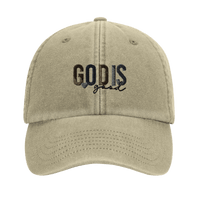 God Is Good Embroidered Cap | Christian Faith Hat | Wear Your Heart - Wear Your Heart