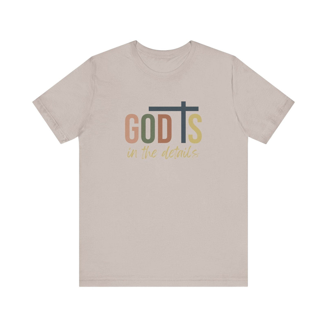 God Is in the Details Unisex Short Sleeve Tee | Christian Apparel - Wear Your Heart
