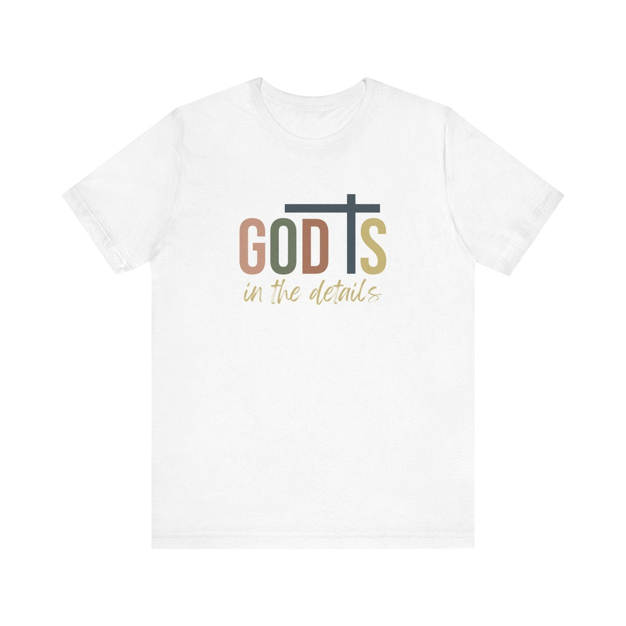 God Is in the Details Unisex Short Sleeve Tee | Christian Apparel - Wear Your Heart