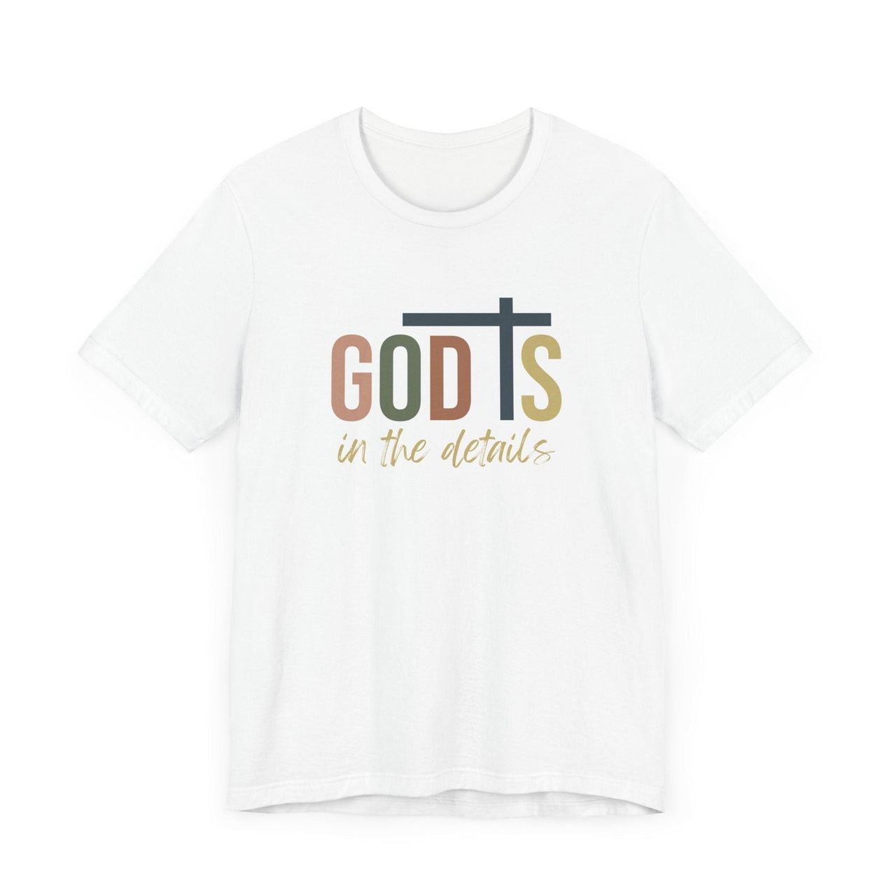 God Is in the Details Unisex Short Sleeve Tee | Christian Apparel - Wear Your Heart