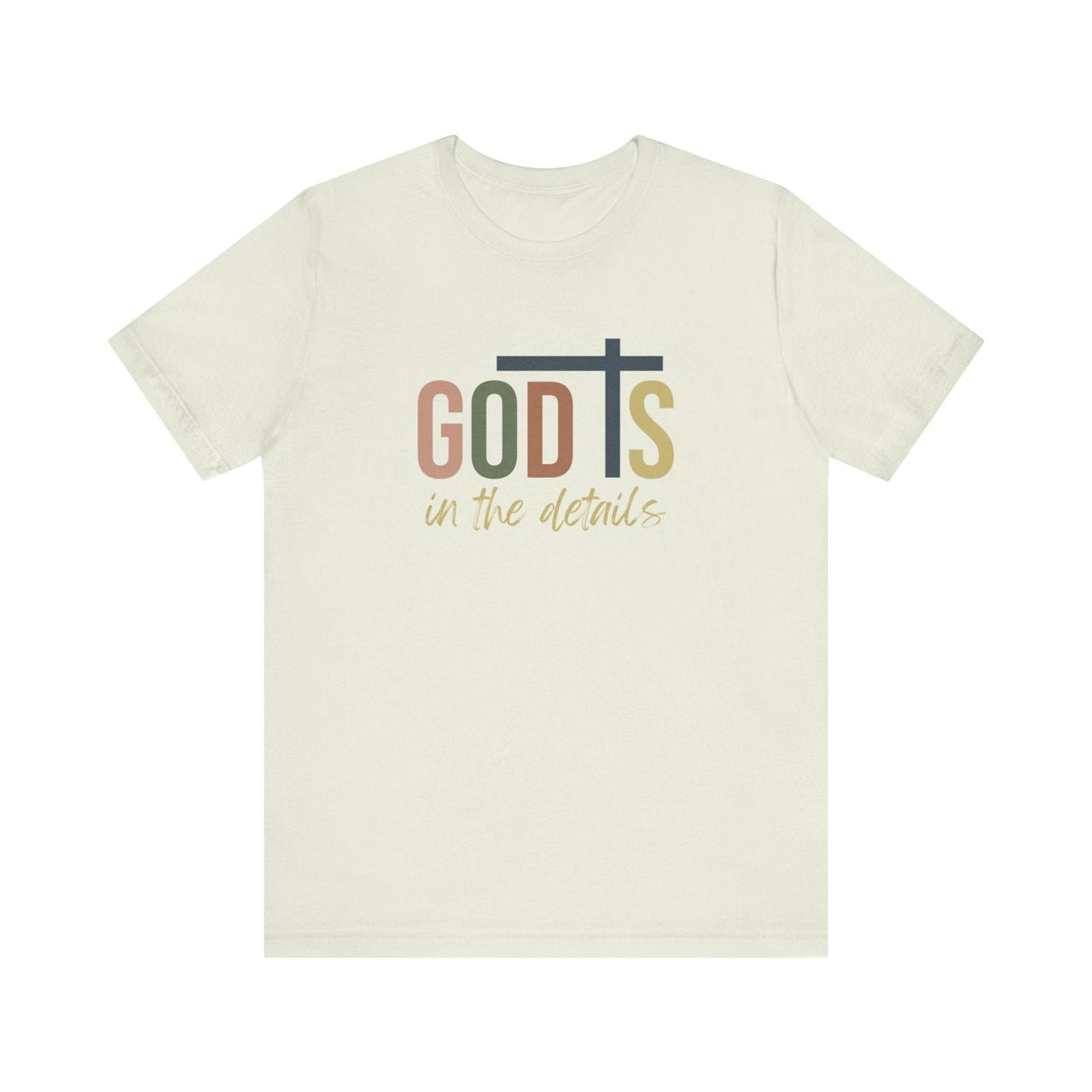 God Is in the Details Unisex Short Sleeve Tee | Christian Apparel - Wear Your Heart