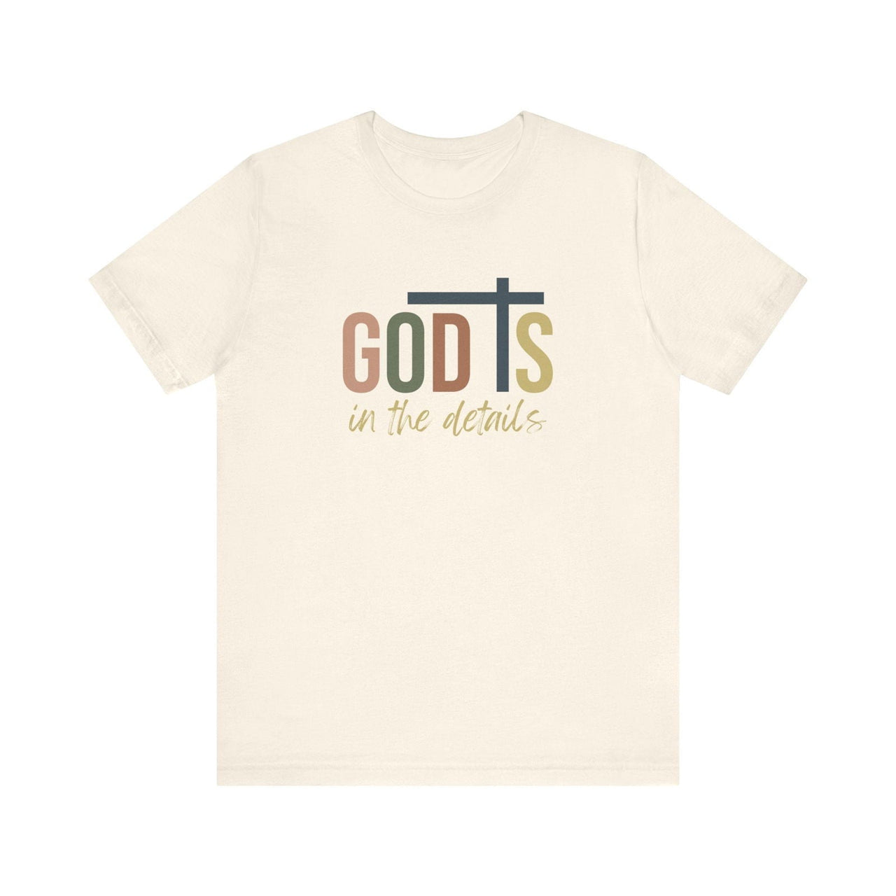 God Is in the Details Unisex Short Sleeve Tee | Christian Apparel - Wear Your Heart