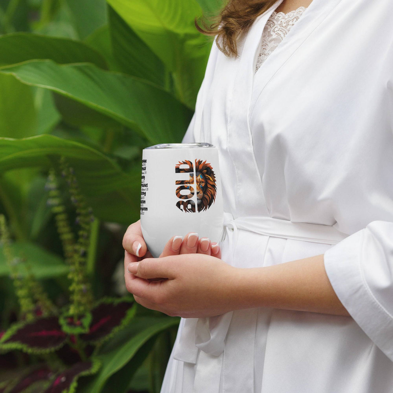 God Says – Faith - Inspired Wine Tumbler | Christian Gift - Wear Your Heart