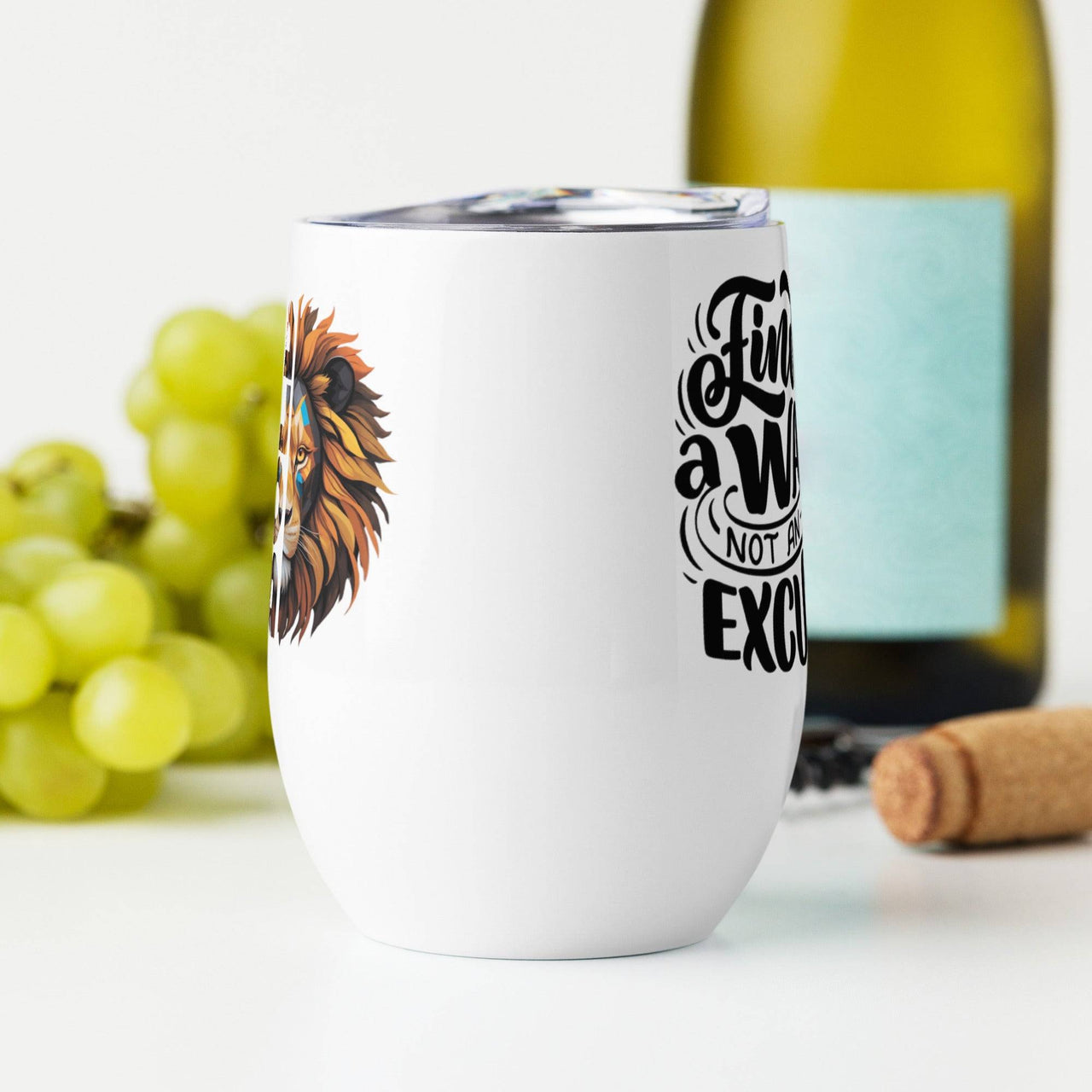 God Says – Faith - Inspired Wine Tumbler | Christian Gift - Wear Your Heart