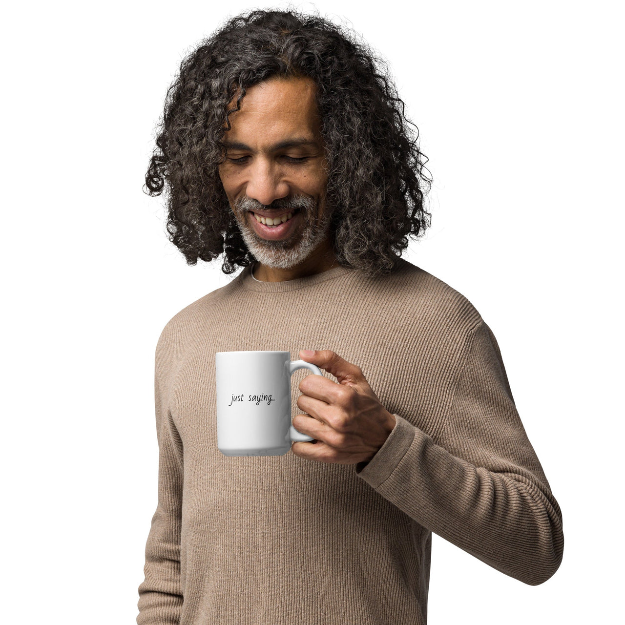God’s Got Me, Even Before Coffee White Glossy Mug – Christian Faith & Coffee Mug | 11 - 20 oz - Wear Your Heart