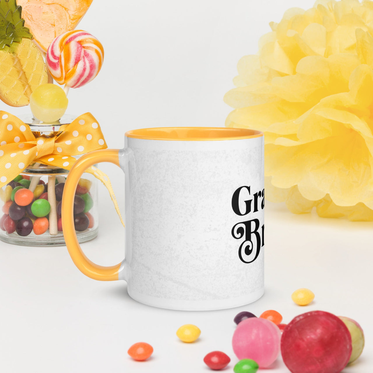 Grace Is My Daily Bread Mug with Color Inside – Christian Coffee Mug | Faith Gift - Wear Your Heart