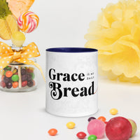 Grace Is My Daily Bread Mug with Color Inside – Christian Coffee Mug | Faith Gift - Wear Your Heart