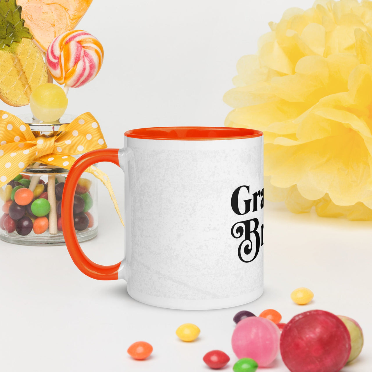Grace Is My Daily Bread Mug with Color Inside – Christian Coffee Mug | Faith Gift - Wear Your Heart