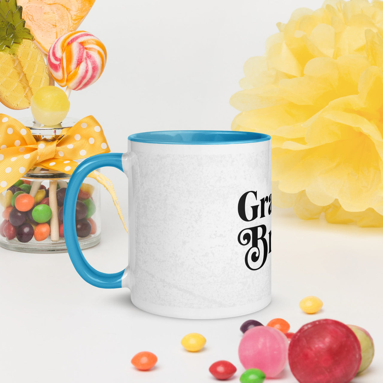 Grace Is My Daily Bread Mug with Color Inside – Christian Coffee Mug | Faith Gift - Wear Your Heart
