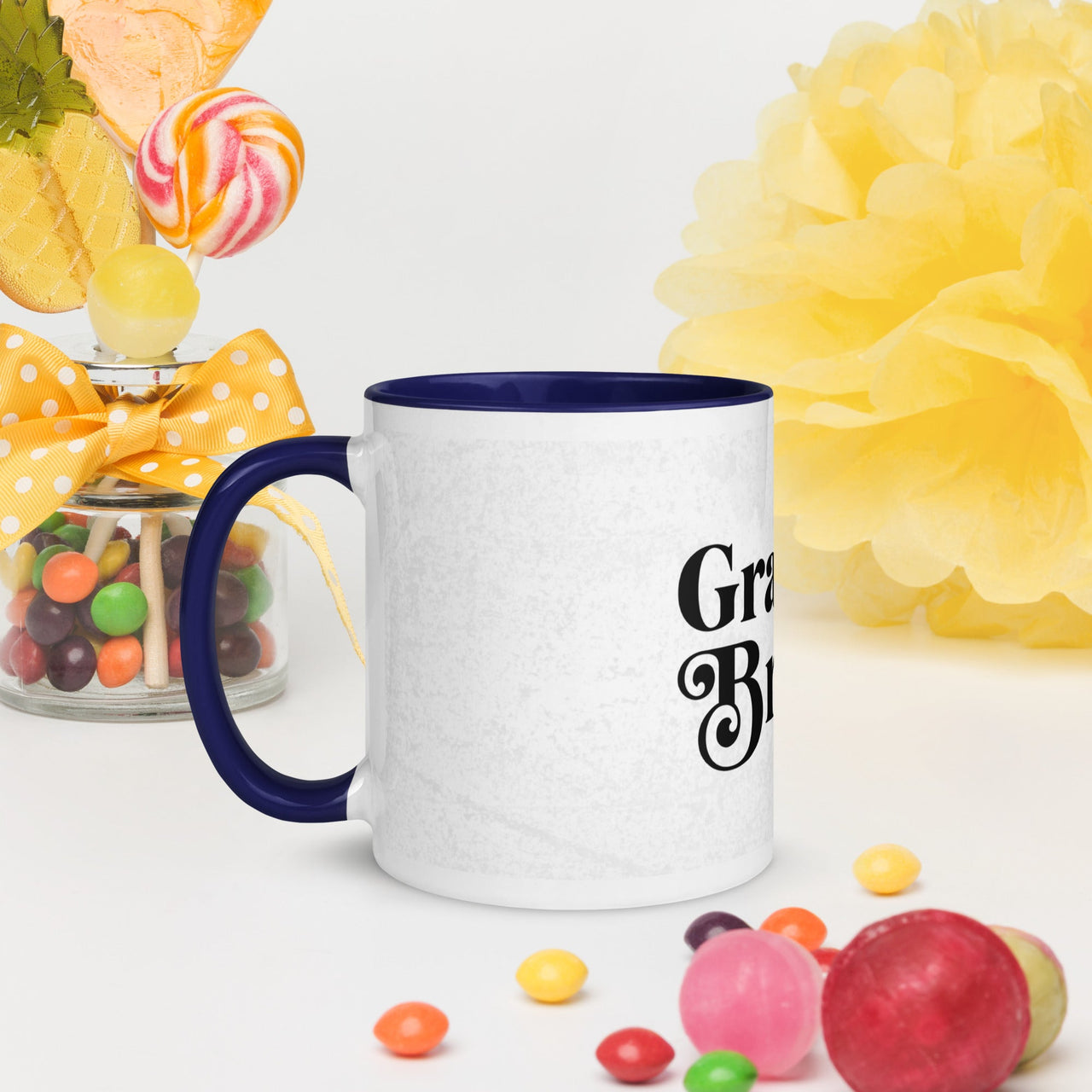 Grace Is My Daily Bread Mug with Color Inside – Christian Coffee Mug | Faith Gift - Wear Your Heart