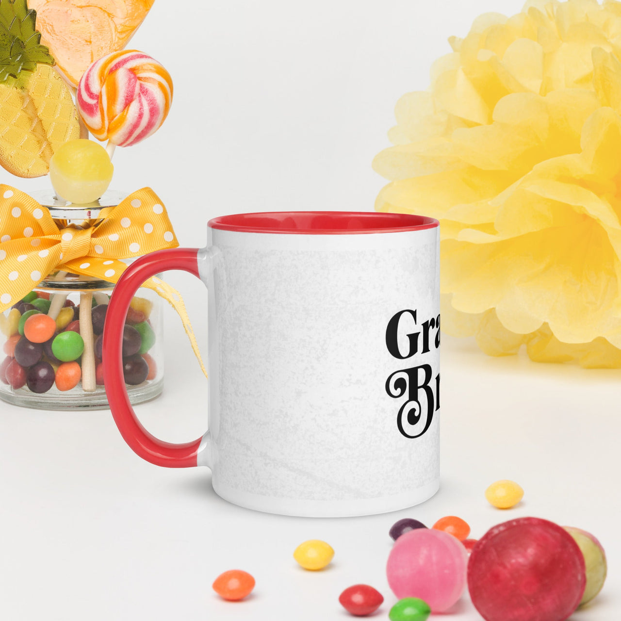 Grace Is My Daily Bread Mug with Color Inside – Christian Coffee Mug | Faith Gift - Wear Your Heart