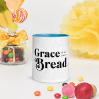 Grace Is My Daily Bread Mug with Color Inside – Christian Coffee Mug | Faith Gift - Wear Your Heart