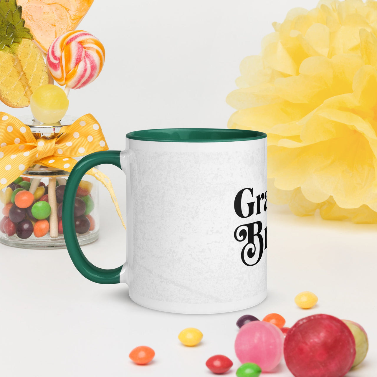 Grace Is My Daily Bread Mug with Color Inside – Christian Coffee Mug | Faith Gift - Wear Your Heart