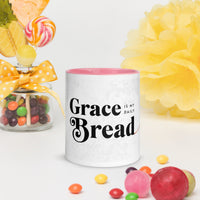 Grace Is My Daily Bread Mug with Color Inside – Christian Coffee Mug | Faith Gift - Wear Your Heart