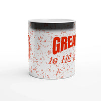 Greater Magic Heat - Reveal Mug | 1 John 4:4 Christian Mug | Wear Your Heart - Wear Your Heart