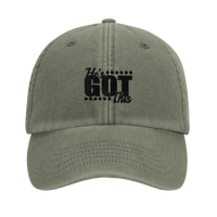 He's Got This Embroidered Cap | Christian Hat | Wear Your Heart - Wear Your Heart