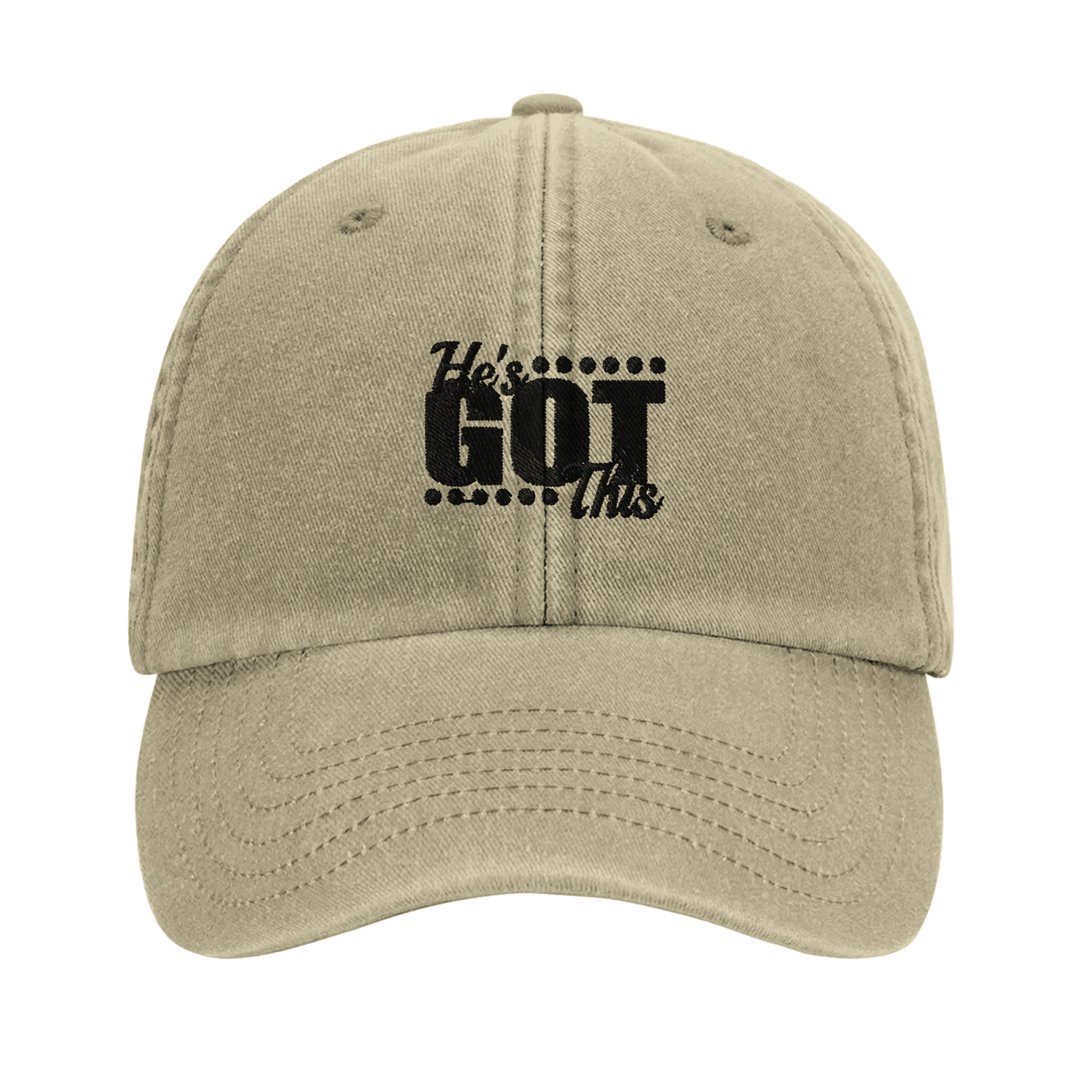 He's Got This Embroidered Cap | Christian Hat | Wear Your Heart - Wear Your Heart