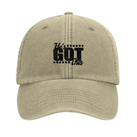 He's Got This Embroidered Cap | Christian Hat | Wear Your Heart - Wear Your Heart