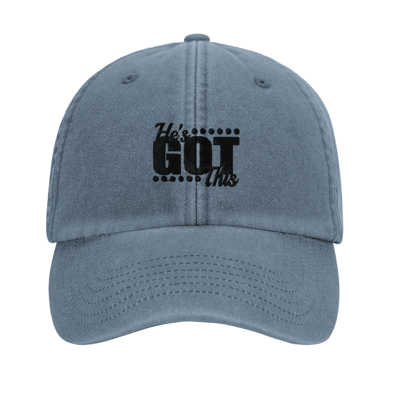 He's Got This Embroidered Cap | Christian Hat | Wear Your Heart - Wear Your Heart