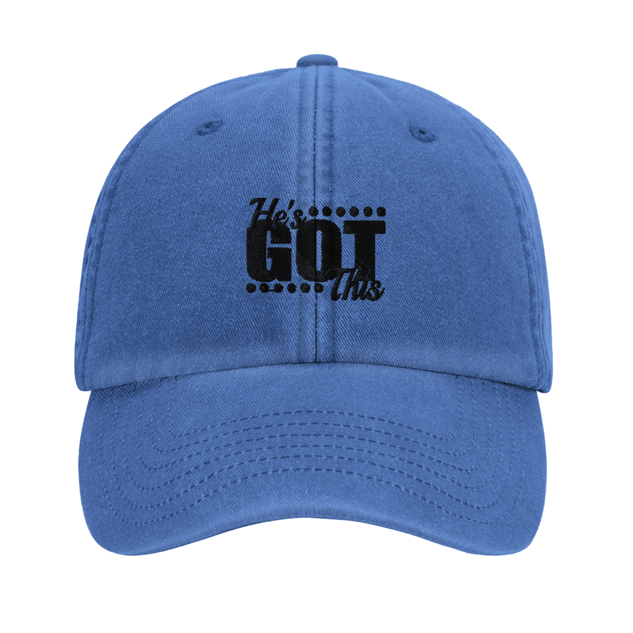 He's Got This Embroidered Cap | Christian Hat | Wear Your Heart - Wear Your Heart