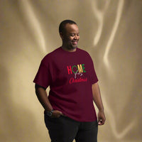 Home for Christmas Men's Custom Print Tee | Holiday Apparel | Wear Your Heart - Wear Your Heart