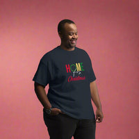 Home for Christmas Men's Custom Print Tee | Holiday Apparel | Wear Your Heart - Wear Your Heart