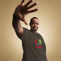 Home for Christmas Men's Custom Print Tee | Holiday Apparel | Wear Your Heart - Wear Your Heart