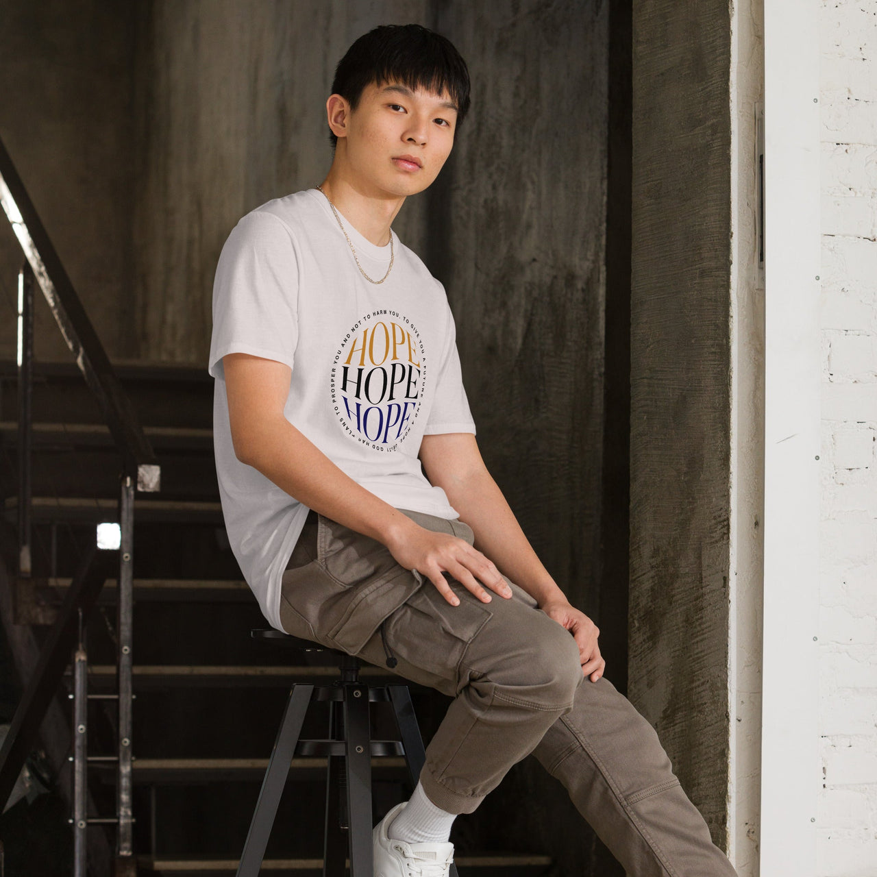 HOPE Reflection Short - Sleeve Unisex T-Shirt – Christian Inspirational Shirt - Wear Your Heart