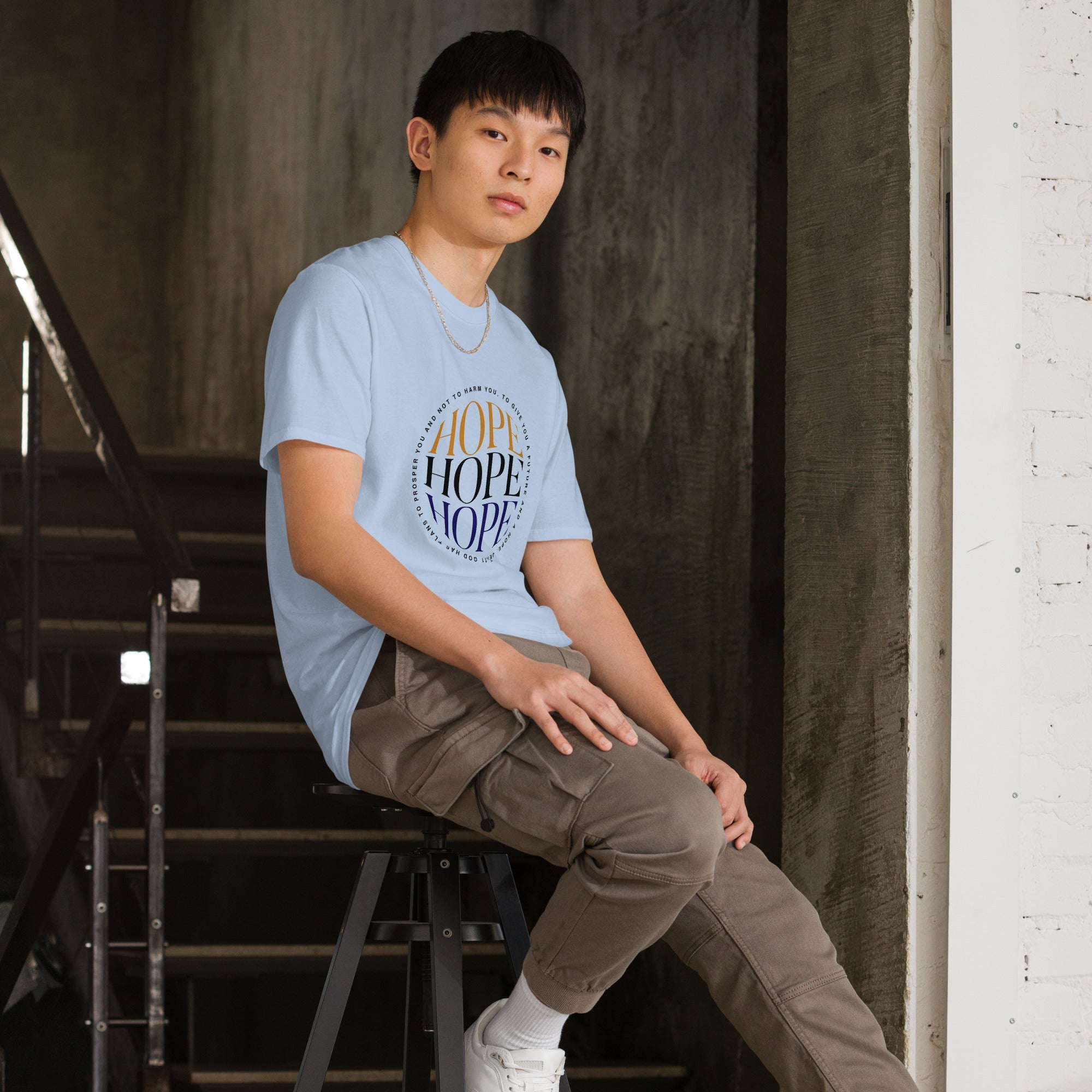 HOPE Reflection Short - Sleeve Unisex T-Shirt – Christian Inspirational Shirt - Wear Your Heart