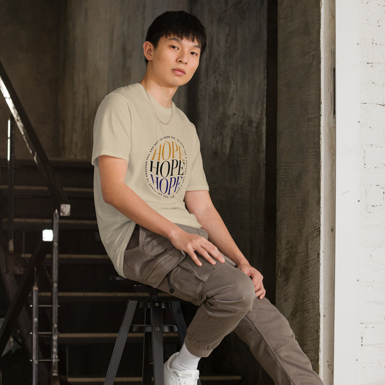 HOPE Reflection Short - Sleeve Unisex T-Shirt – Christian Inspirational Shirt - Wear Your Heart