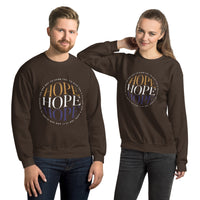 HOPE Reflection Unisex Sweatshirt – Christian Encouragement Crewneck | WYH Faith Apparel - Wear Your Heart