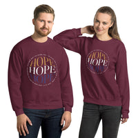 HOPE Reflection Unisex Sweatshirt – Christian Encouragement Crewneck | WYH Faith Apparel - Wear Your Heart