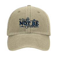 I Will Not Be Shaken Embroidered Cap | Christian Hat | Wear Your Heart - Wear Your Heart