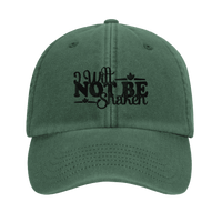 I Will Not Be Shaken Embroidered Cap | Christian Hat | Wear Your Heart - Wear Your Heart