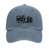 I Will Not Be Shaken Embroidered Cap | Christian Hat | Wear Your Heart - Wear Your Heart