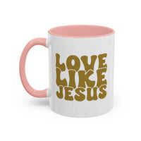 Jesus Mug - Custom Printed Love Like Jesus Mug, 11oz - Wear Your Heart