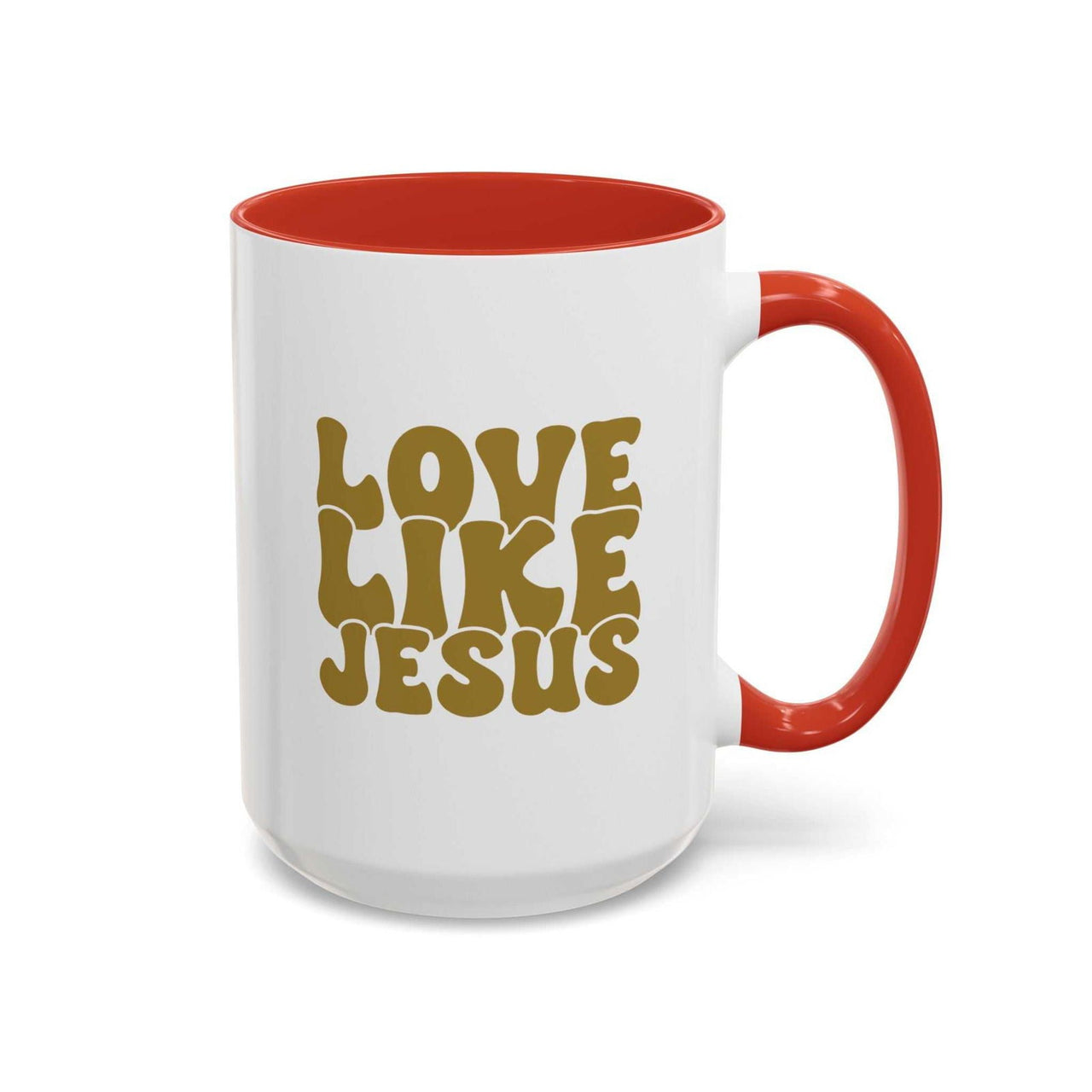 Jesus Mug - Custom Printed Love Like Jesus Mug, 11oz - Wear Your Heart