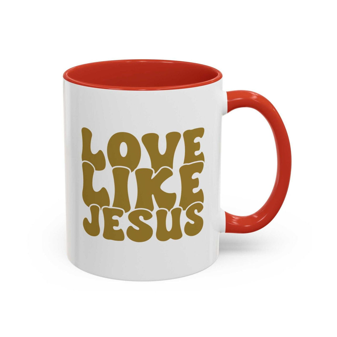 Jesus Mug - Custom Printed Love Like Jesus Mug, 11oz - Wear Your Heart