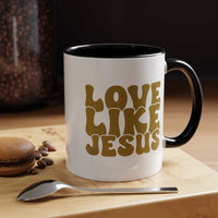 Jesus Mug - Custom Printed Love Like Jesus Mug, 11oz - Wear Your Heart
