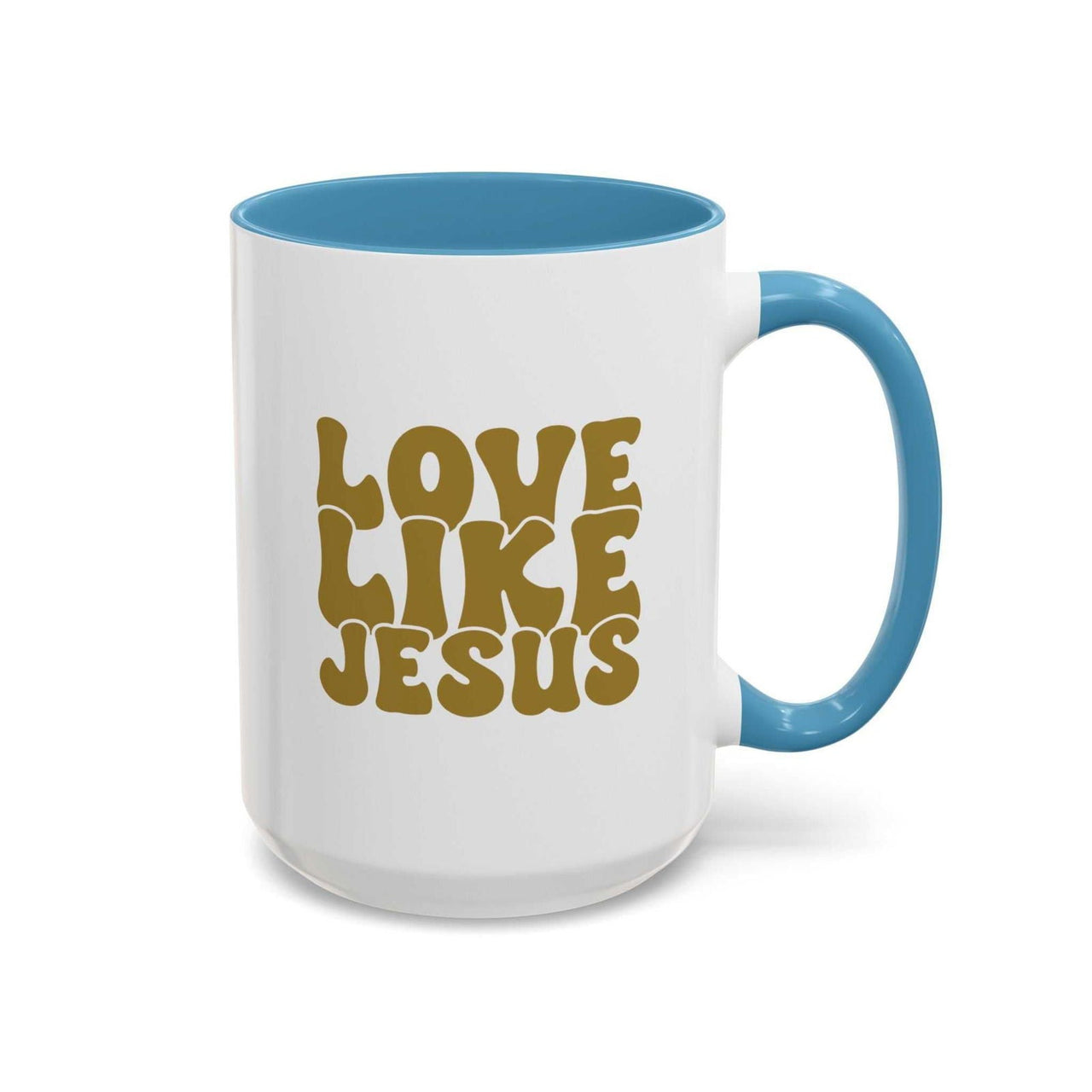 Jesus Mug - Custom Printed Love Like Jesus Mug, 11oz - Wear Your Heart