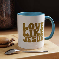 Jesus Mug - Custom Printed Love Like Jesus Mug, 11oz - Wear Your Heart