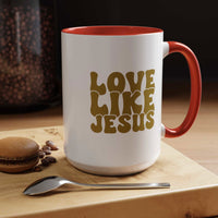 Jesus Mug - Custom Printed Love Like Jesus Mug, 11oz - Wear Your Heart