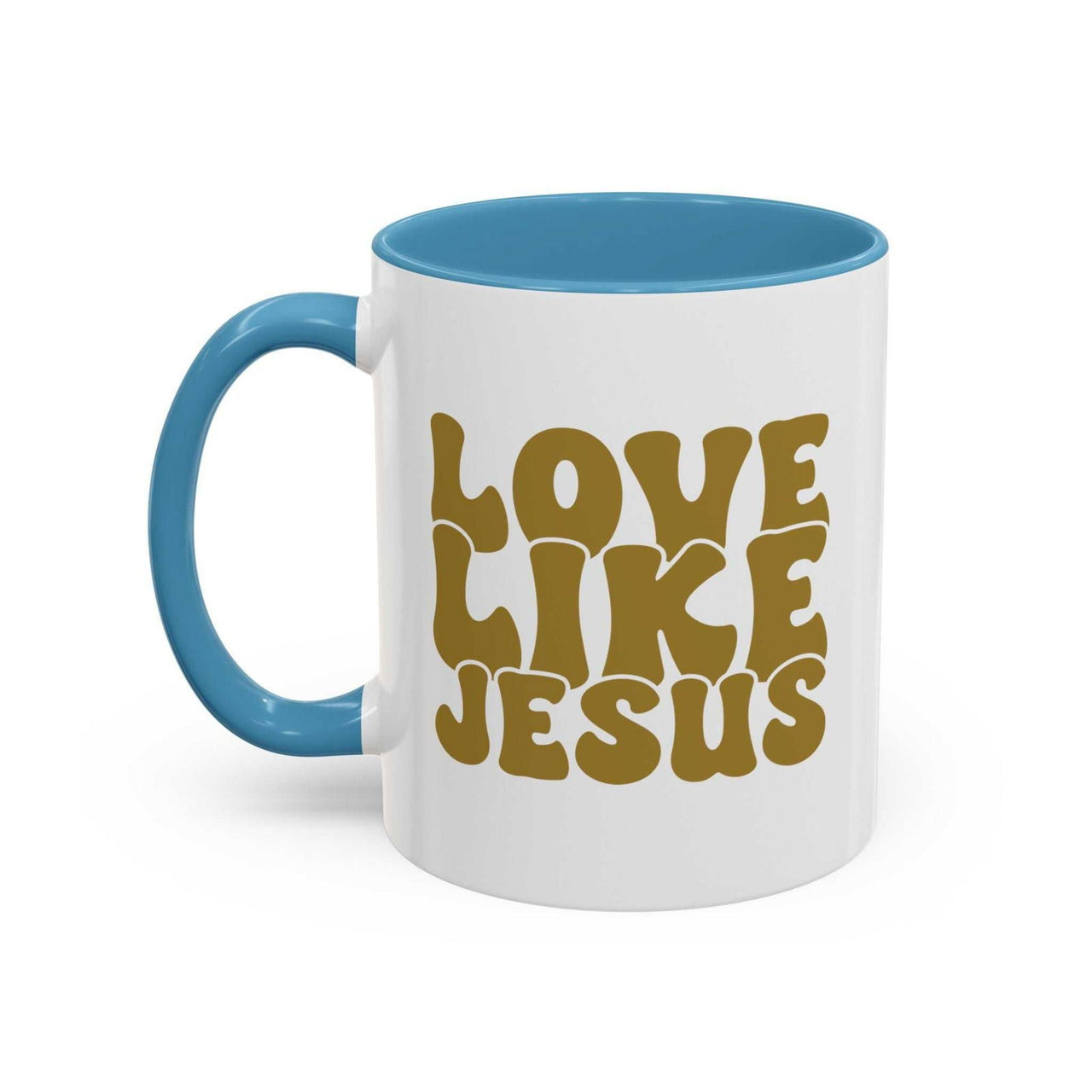 Jesus Mug - Custom Printed Love Like Jesus Mug, 11oz - Wear Your Heart