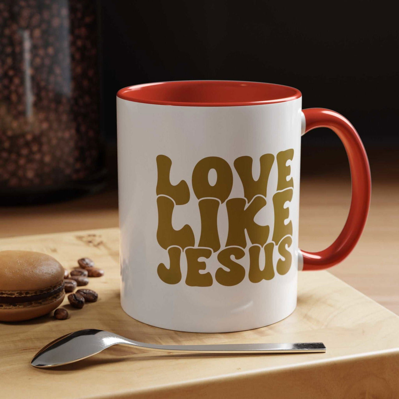 Jesus Mug - Custom Printed Love Like Jesus Mug, 11oz - Wear Your Heart