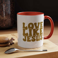 Jesus Mug - Custom Printed Love Like Jesus Mug, 11oz - Wear Your Heart