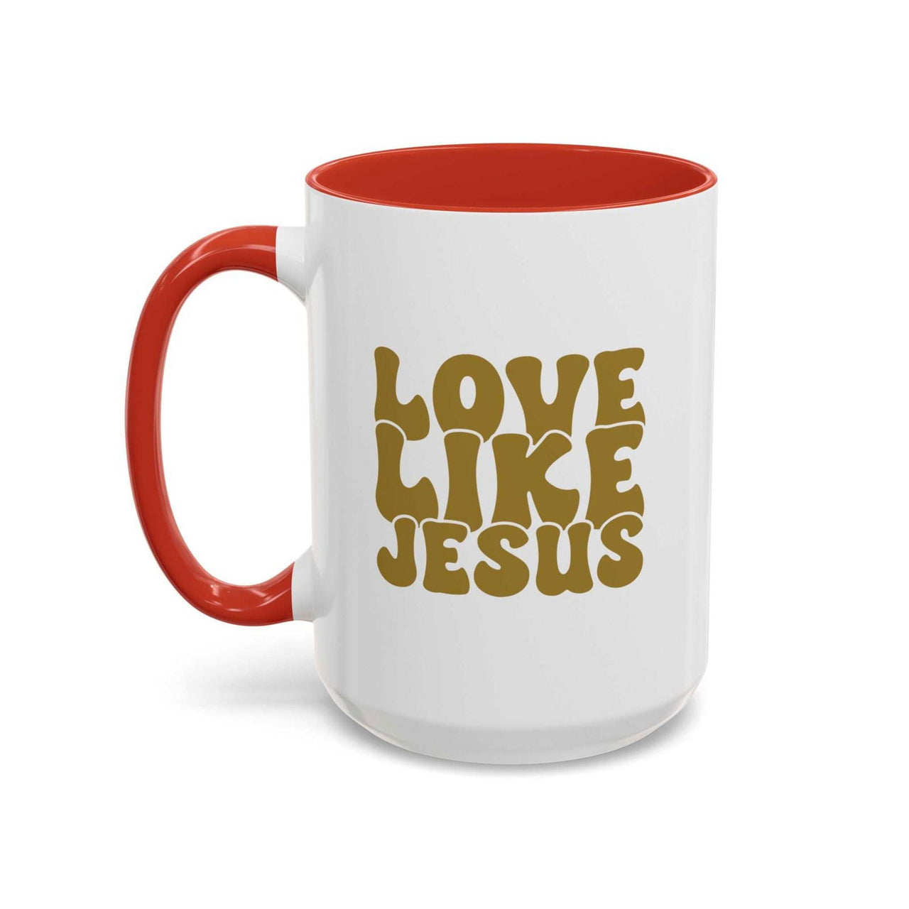 Jesus Mug - Custom Printed Love Like Jesus Mug, 11oz - Wear Your Heart